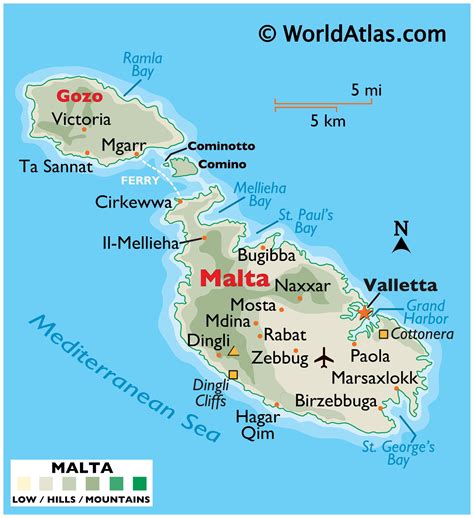 malta maps